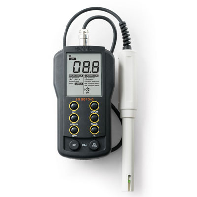 HI9813-6微電腦pH-EC-TDS-℃測(cè)定儀