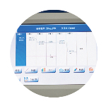 7寸TFT高清真彩全觸摸液晶屏，曲線圖形實時顯示程序